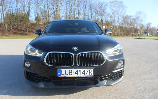 BMW X2 cena 92900 przebieg: 82000, rok produkcji 2018 z Lublin małe 301